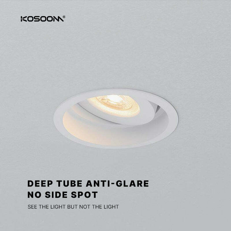 Downlight Lente LED Orientable 8W con 600 Lúmenes - SLS05508R - Kosoom-Downlight LED