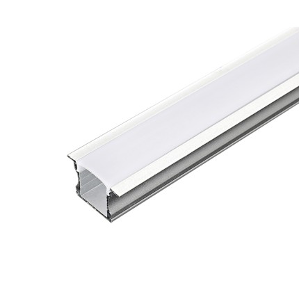 Perfil de Aluminio Empotrado para Tiras LED 2m una Mejor Configuración de la Iluminación LED - SP10 STL003 Kosoom-Perfil